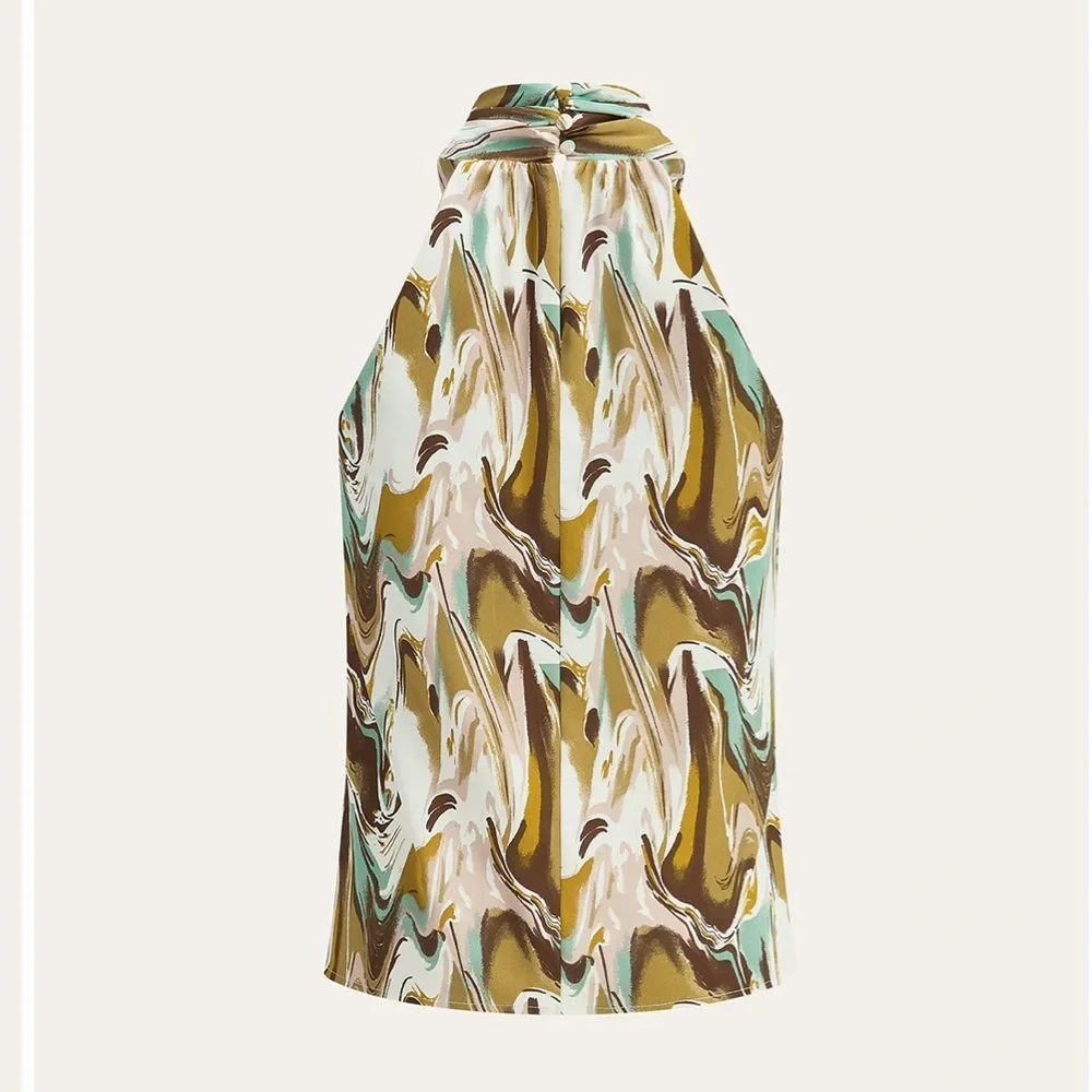 Abstract Patterned Two-Piece Set - Picture 3 of 10